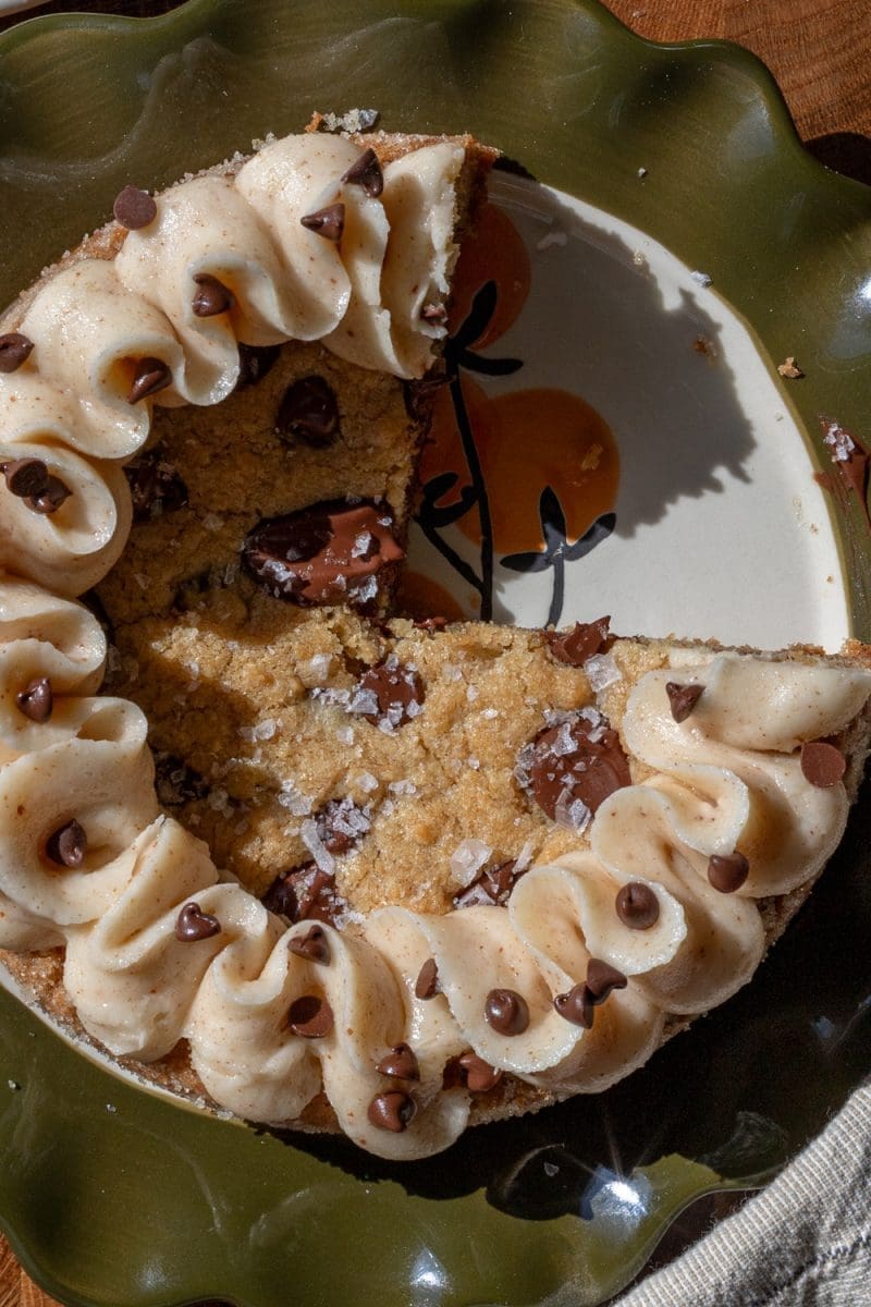 Single Serve Brown Butter Cookie Cake