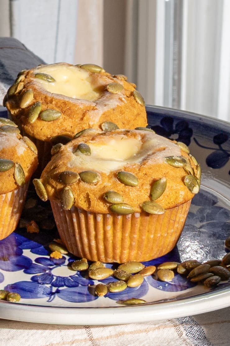 Pumpkin Cheesecake Muffins (Small Batch)