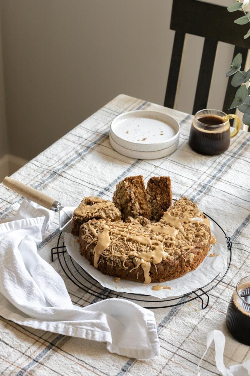 Gingerbread Latte Crumb Cake