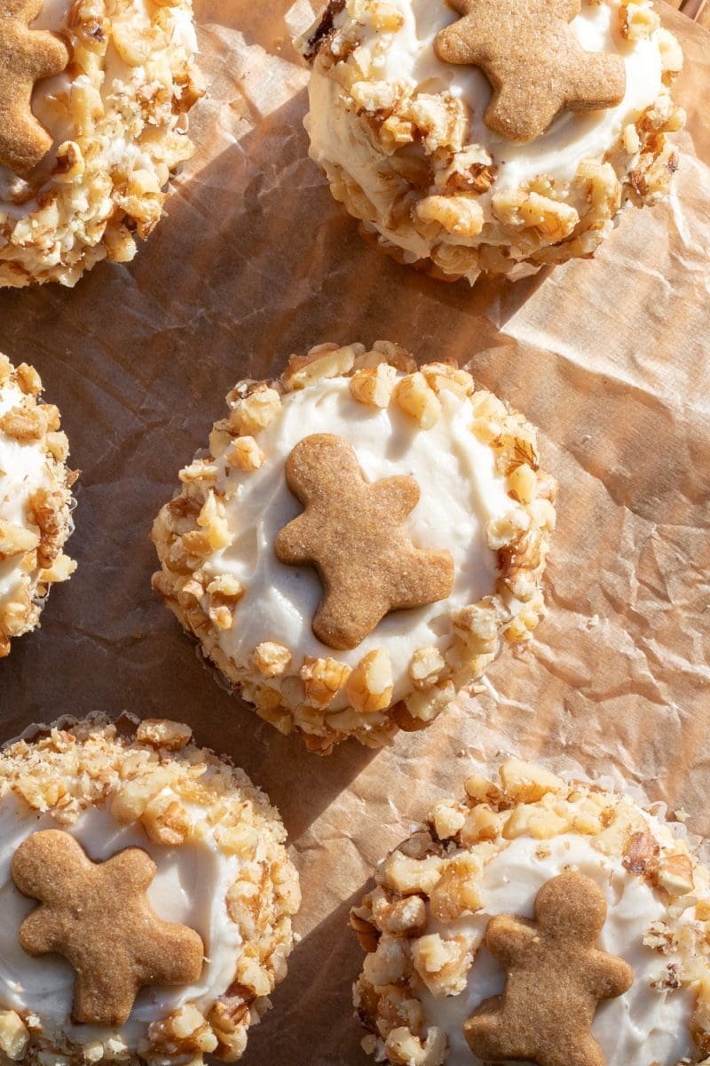Small Batch Gingerbread Cupcakes