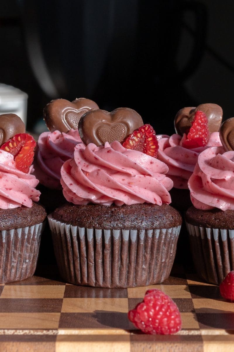 Chocolate Raspberry Cupcakes