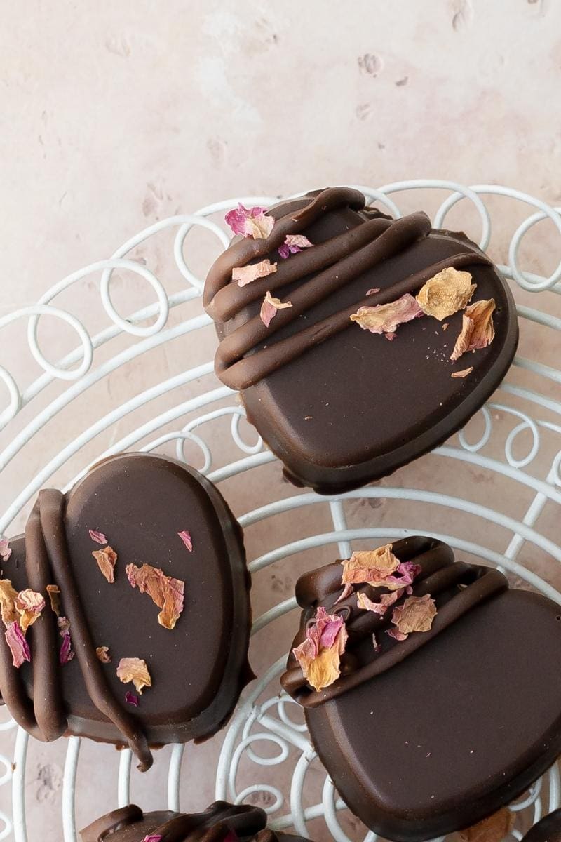 Cookie Dough Heart Truffles