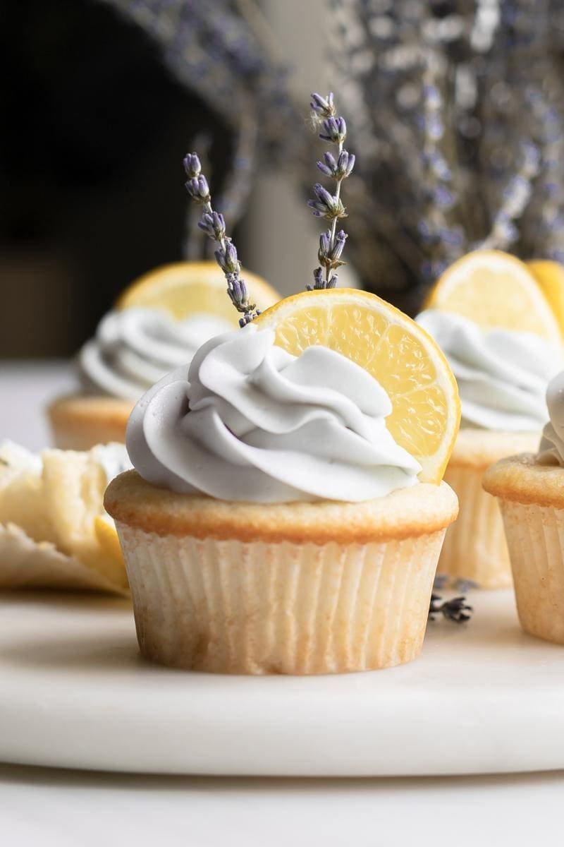 Lemon Lavender Cupcakes