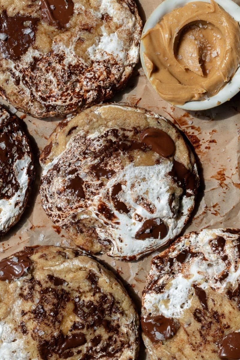 Fluffernutter Chocolate Chip Cookies