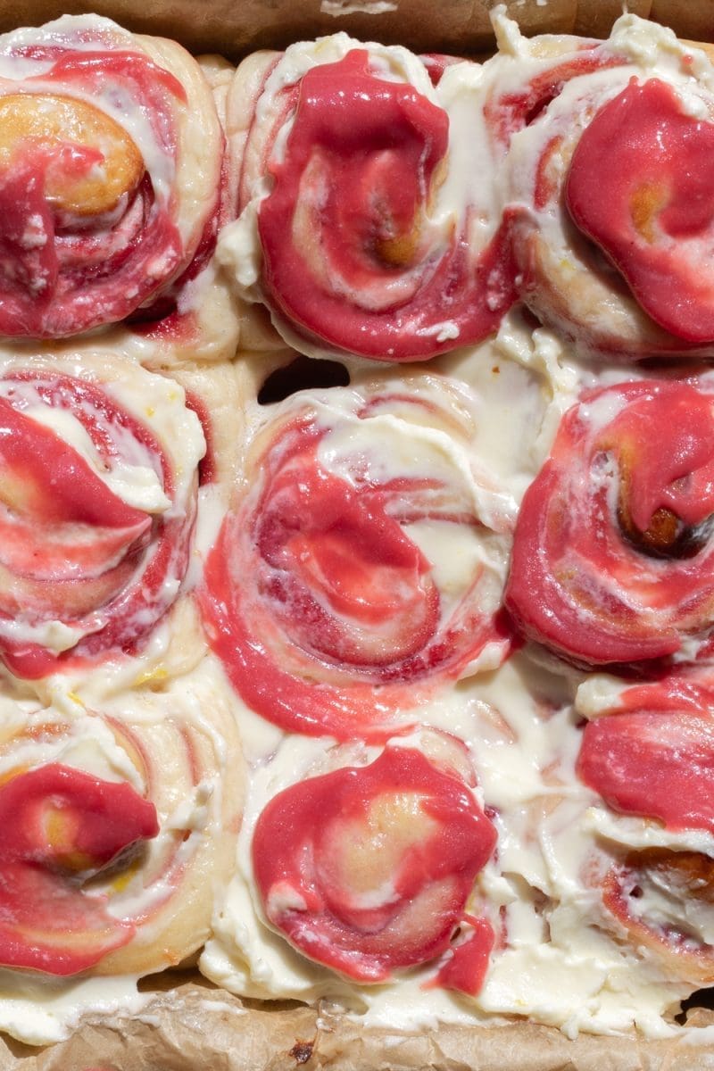 Lemon Raspberry Rolls