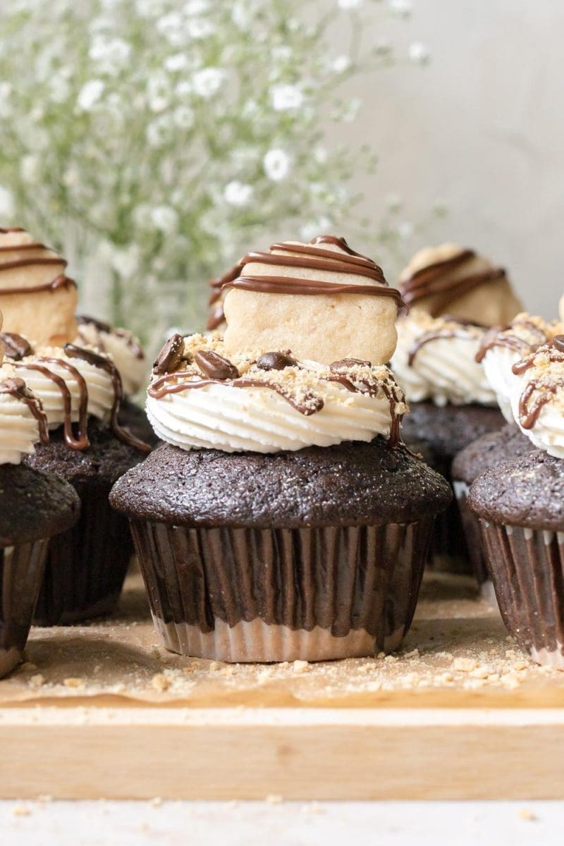 Espresso S’mores Cupcakes
