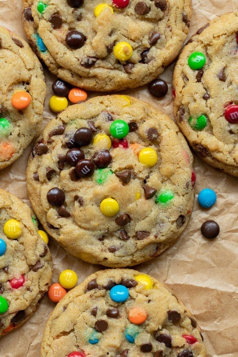 20 Minute M&M Cookies