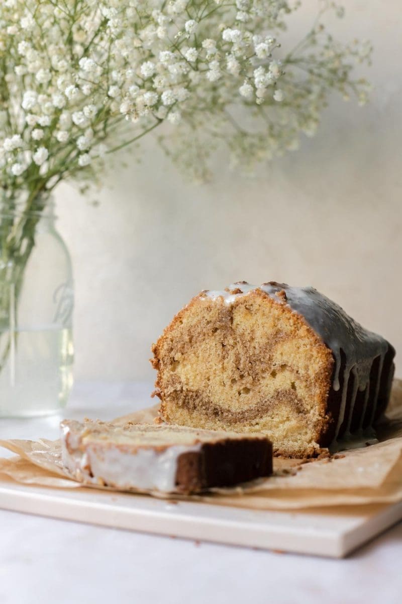 Cinnamon Roll Pound Cake