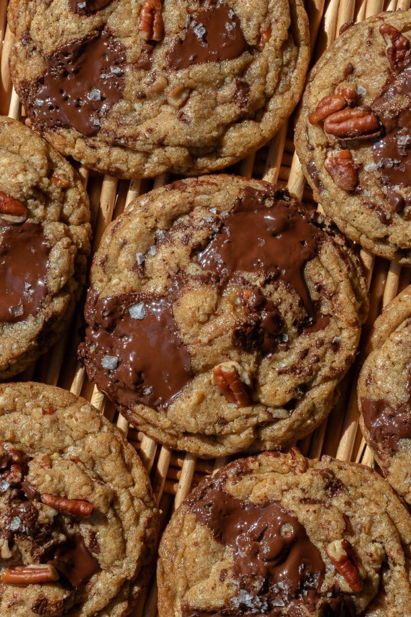 Maple Pecan Chocolate Chip Cookies (Small Batch)