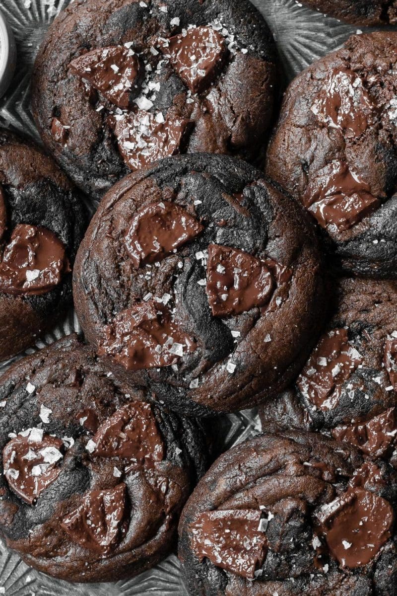 Quadruple Chocolate Chip Cookies