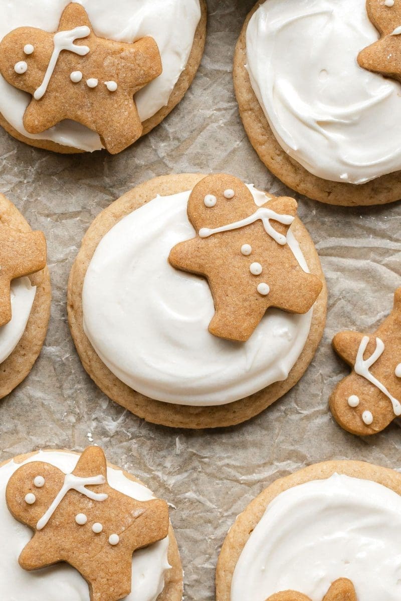 Gingerbread Cheesecake Cookies