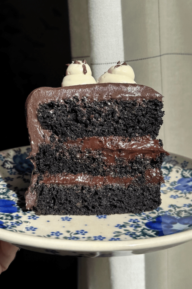 Black Cocoa Cake