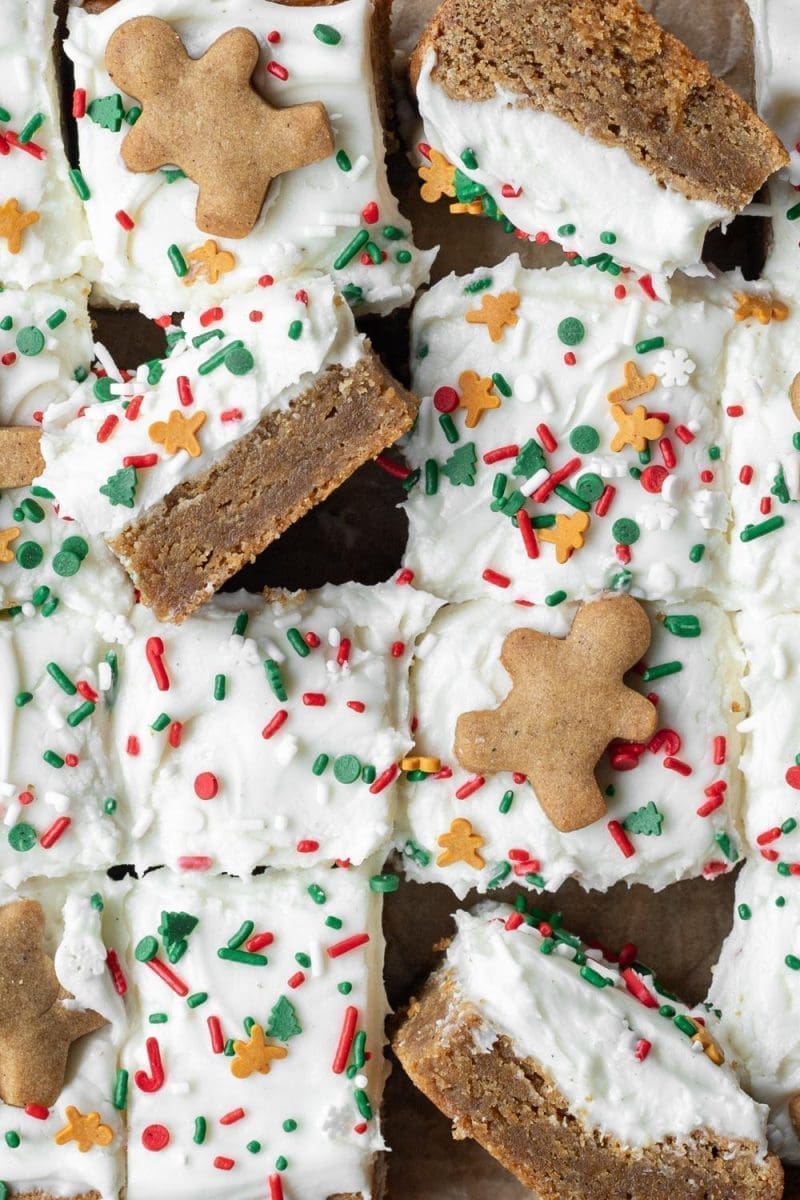 Gingerbread Cookie Bars