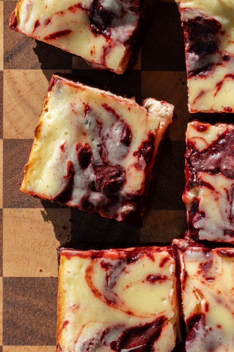 Small Batch Red Velvet Cheesecake Brownies