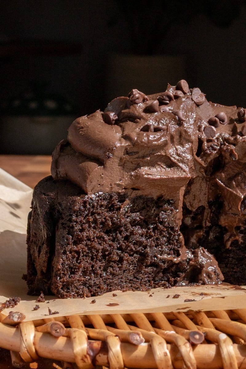 Small Batch Chocolate Cake