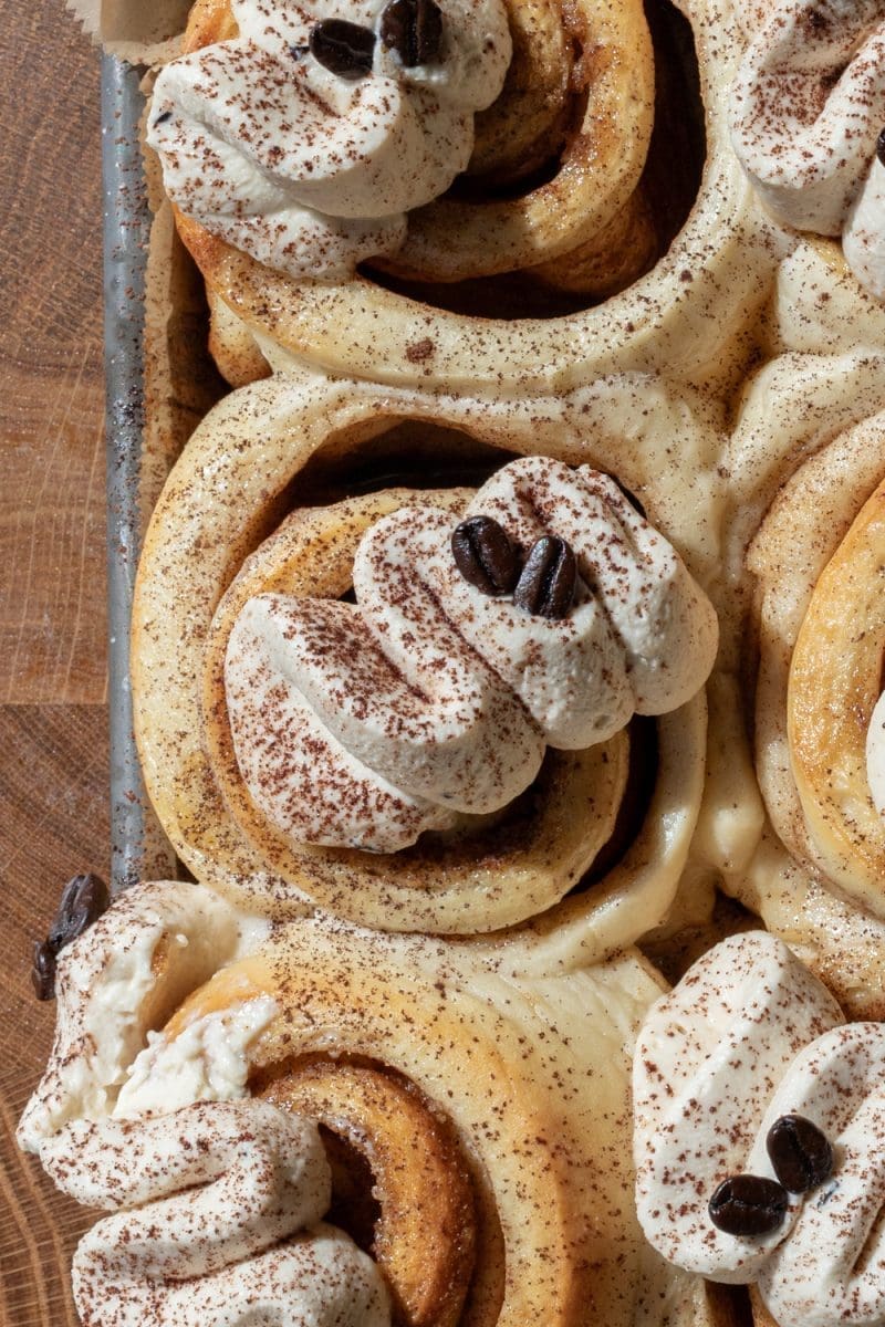 Tiramisu Cinnamon Rolls