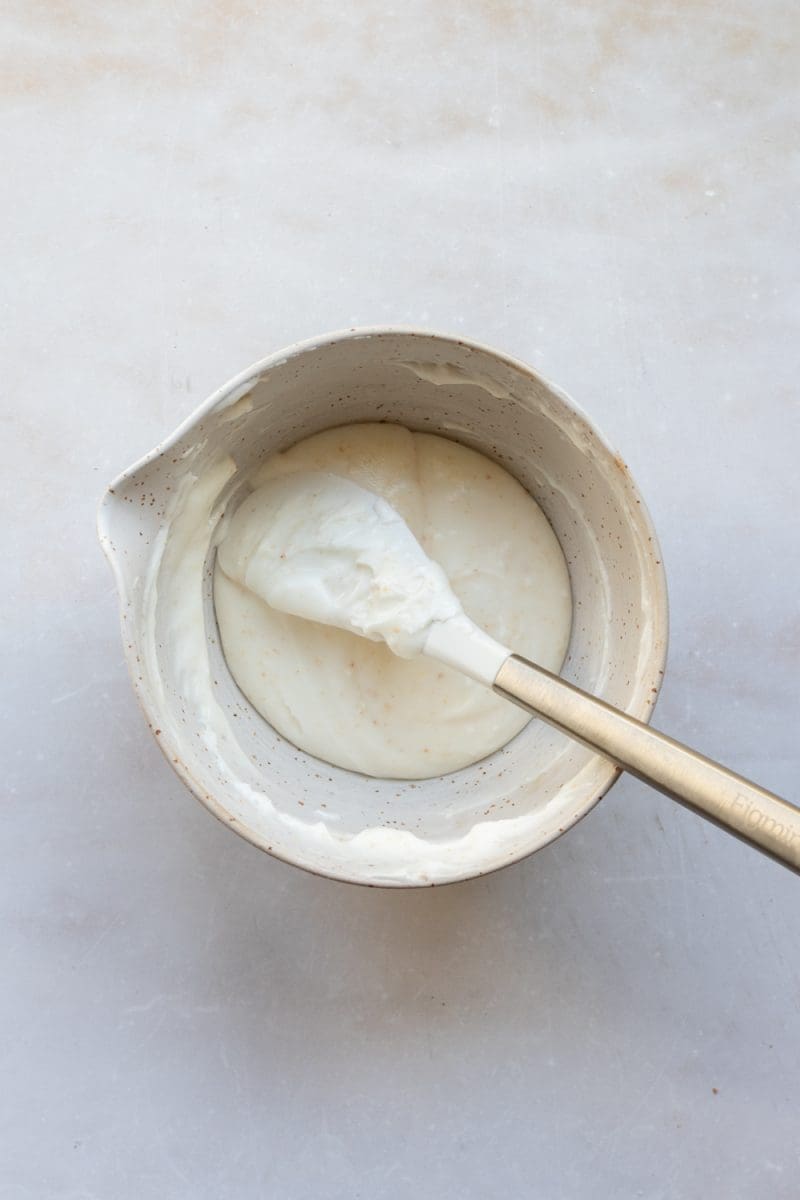 The brown butter icing.