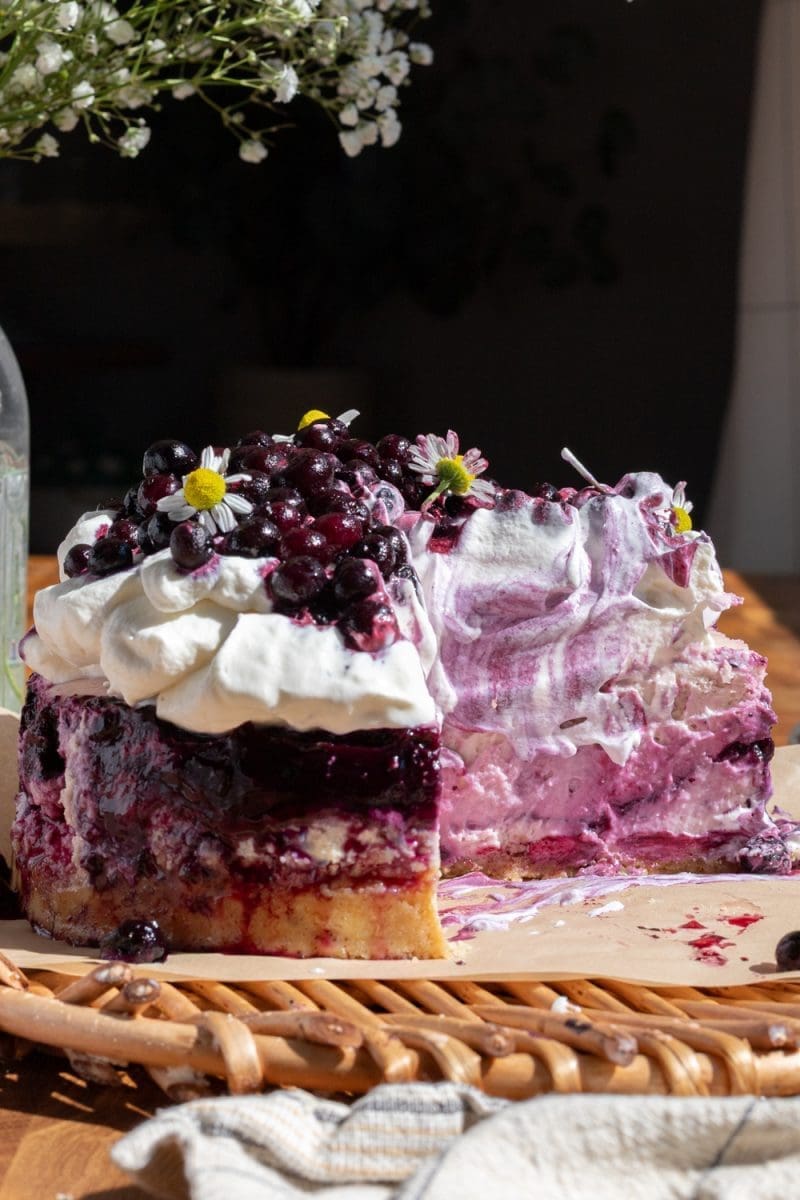 Wild Blueberry Cheesecake