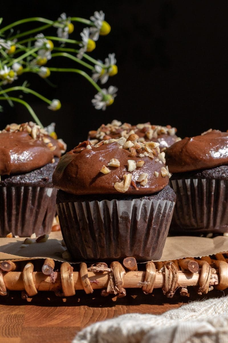 Hazelnut Mocha Cupcakes