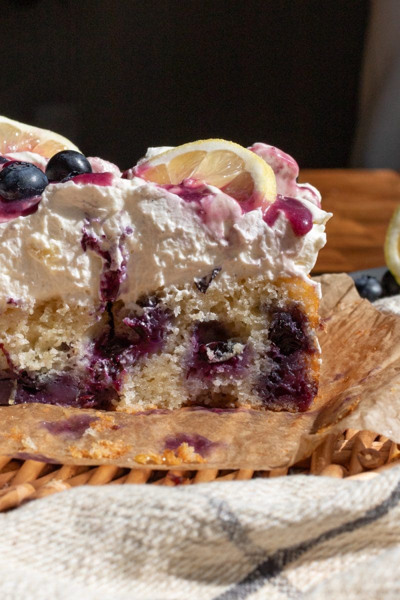 Lemon Blueberry Sheet Cake
