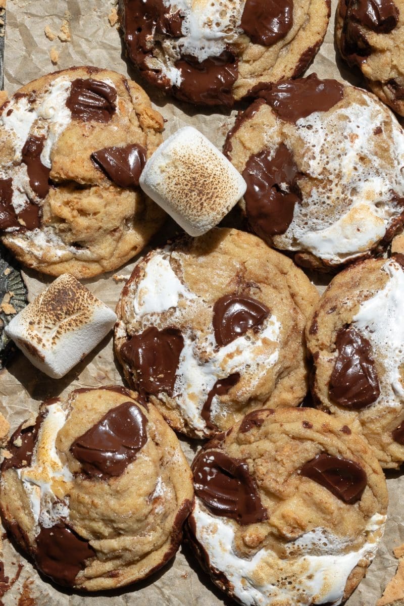 S’mores Chocolate Chip Cookies
