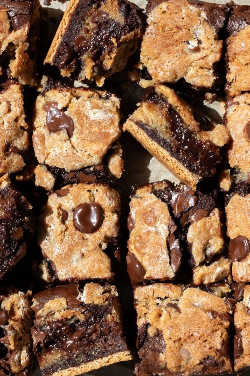 S’mores Chocolate Chip Cookie Brownies
