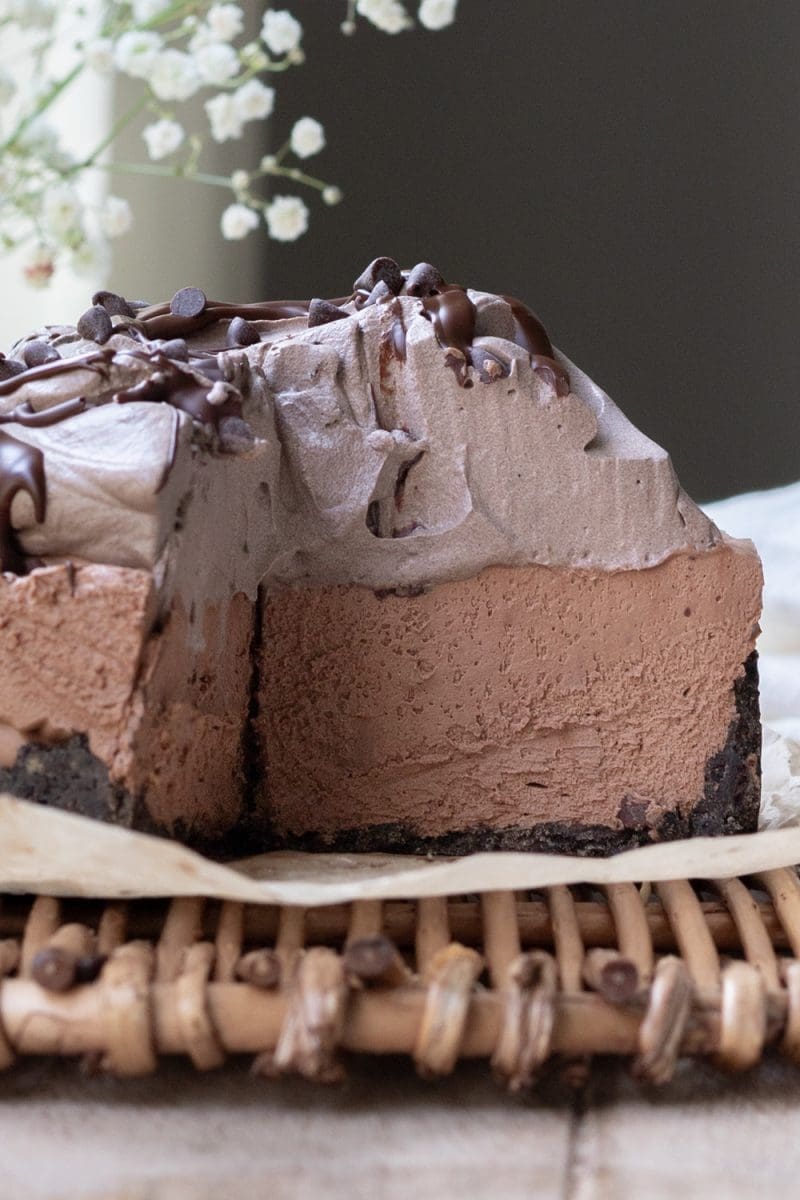 Mini No-Bake Chocolate Cheesecake