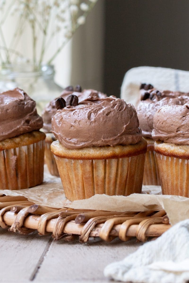 Mocha Banana Cupcakes