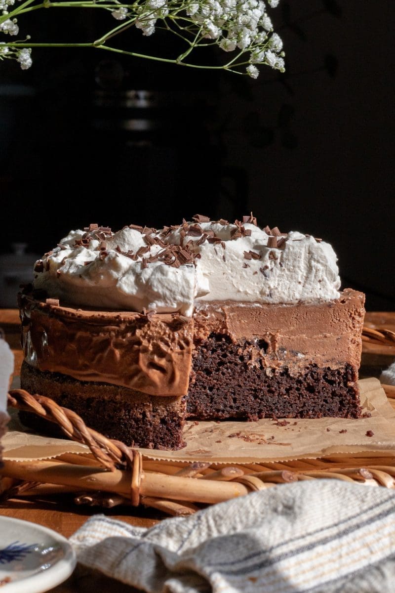 French Silk Chocolate Cake