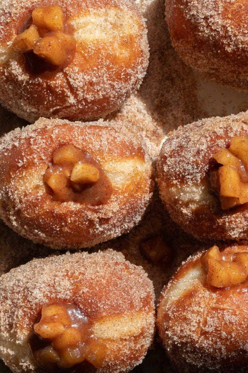 Apple Pie Brioche Donuts