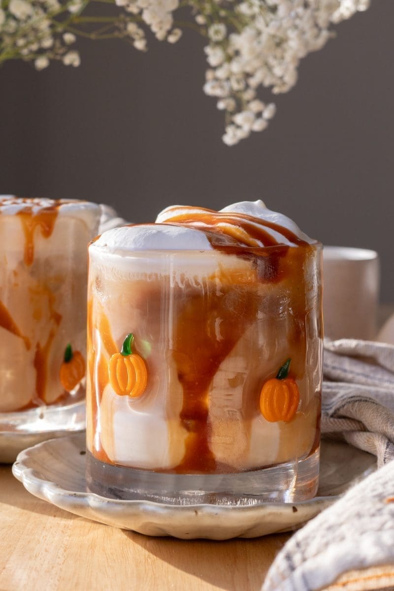 Iced Caramel Chai Latte