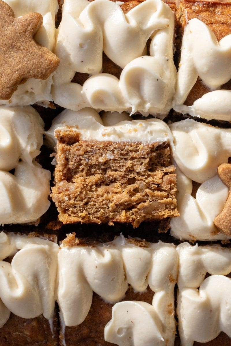 Gingerbread Banana Sheet Cake