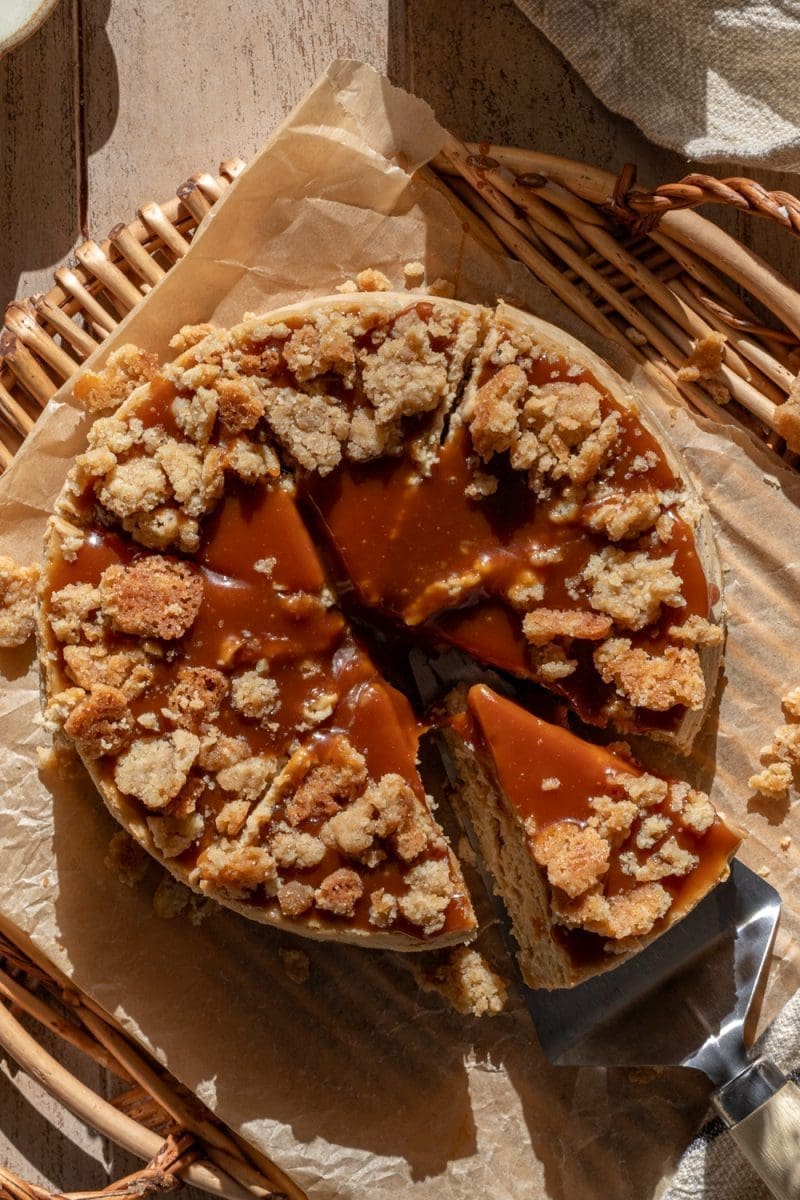 Chai Caramel Latte Cheesecake