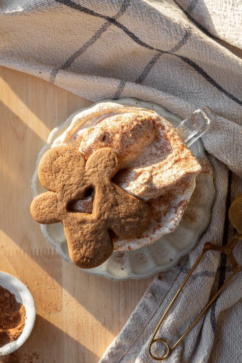 Gingerbread Eggnog Latte