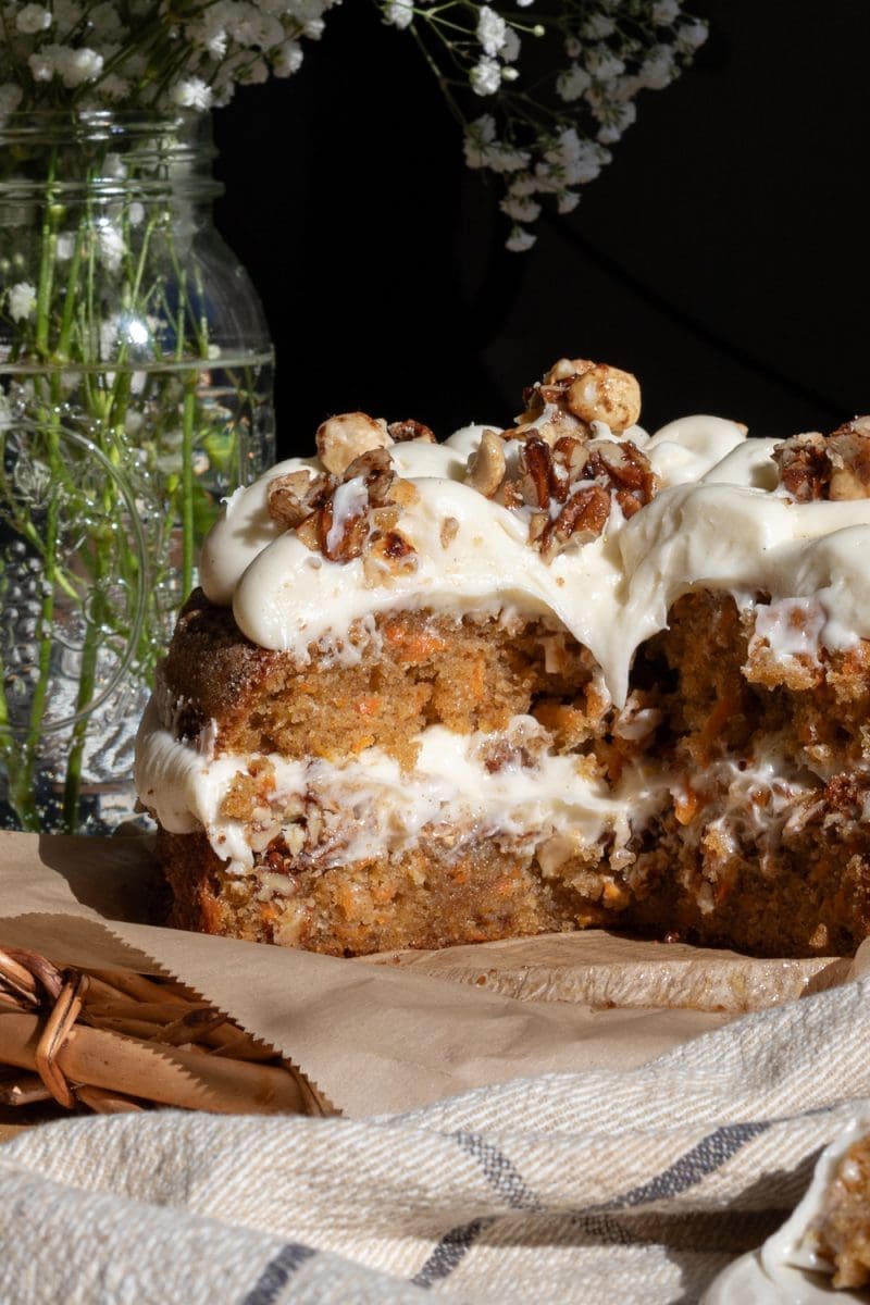 Carrot Cake with Honey Praline