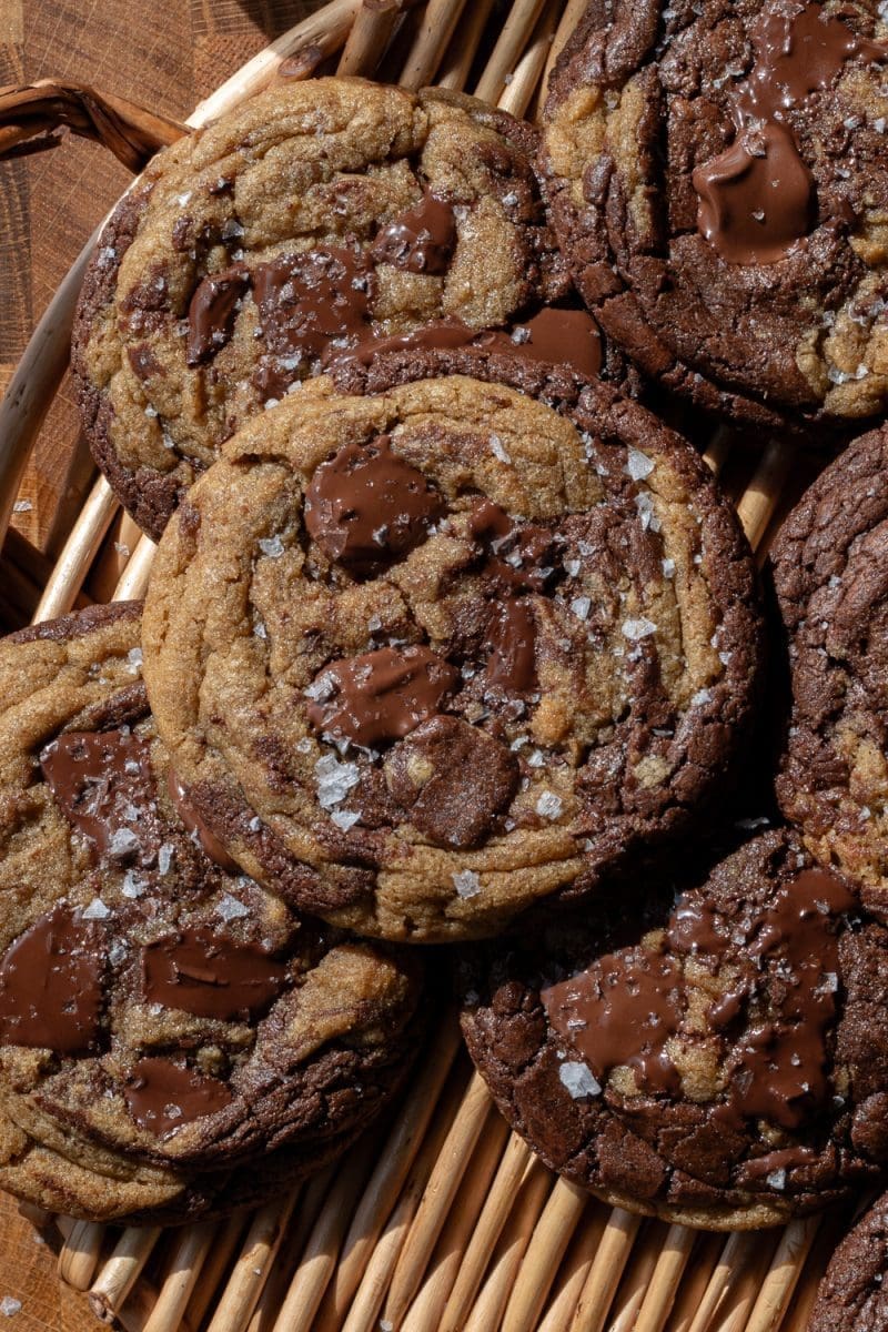 Espresso Brownie Chocolate Chip Cookies
