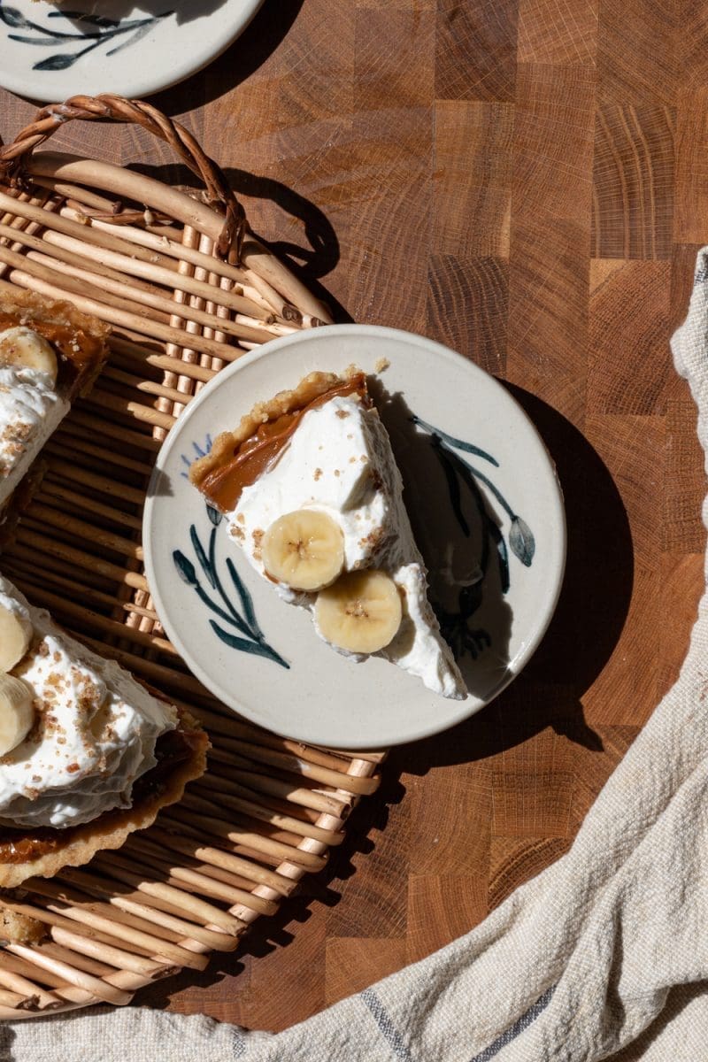 Salted Hazelnut Banoffee Pie