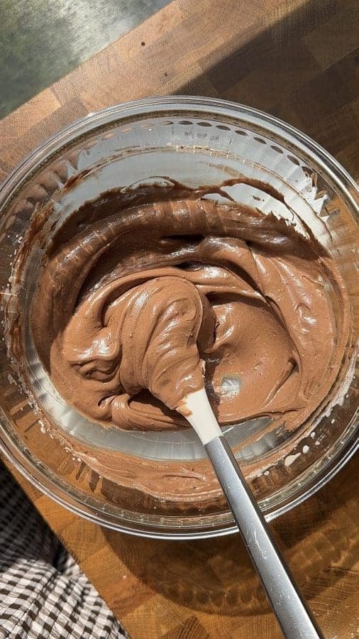 The Nutella whipped cream.