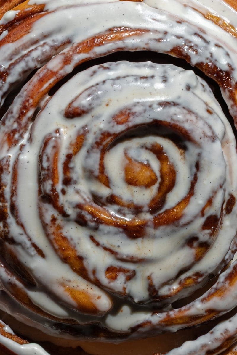 Giant Pumpkin Cinnamon Roll
