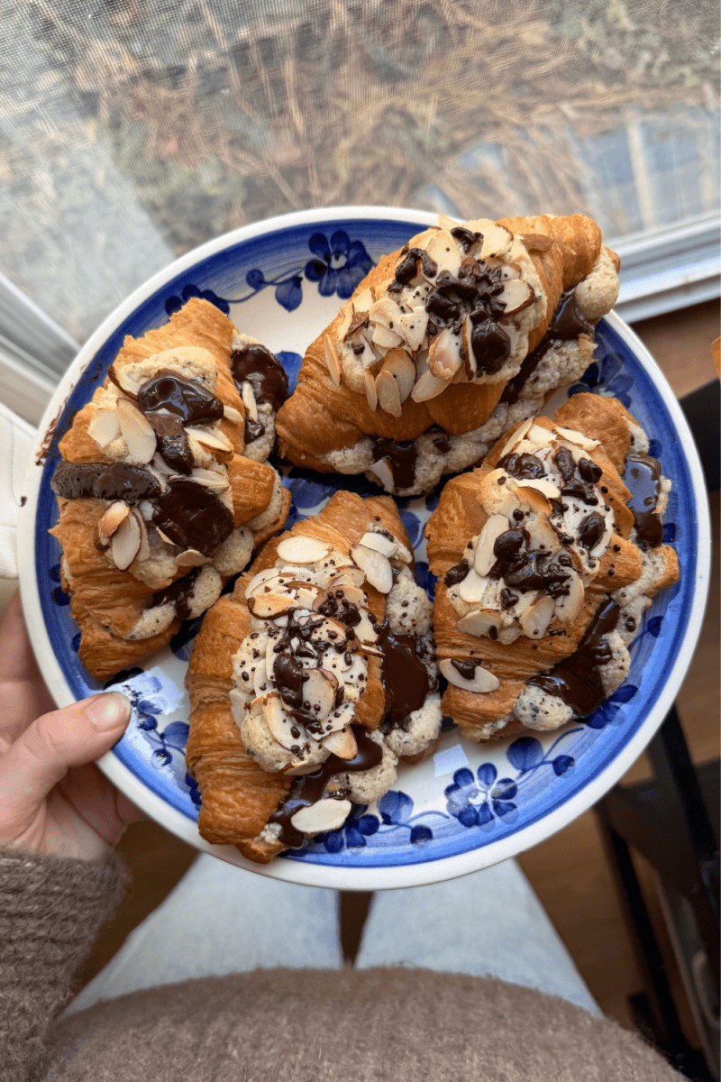 Earl Grey Chocolate Almond Croissants (Small Batch)